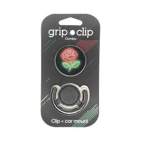 Accesorio Grip Clip Flor Neon Con Holder