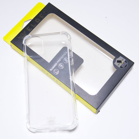 Estuche proteccion el rey hard case reforzado apple iphone 11 pro color transparente