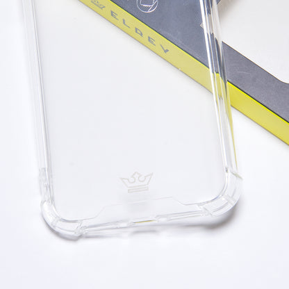 Estuche proteccion el rey hard case reforzado apple iphone 11 pro color transparente