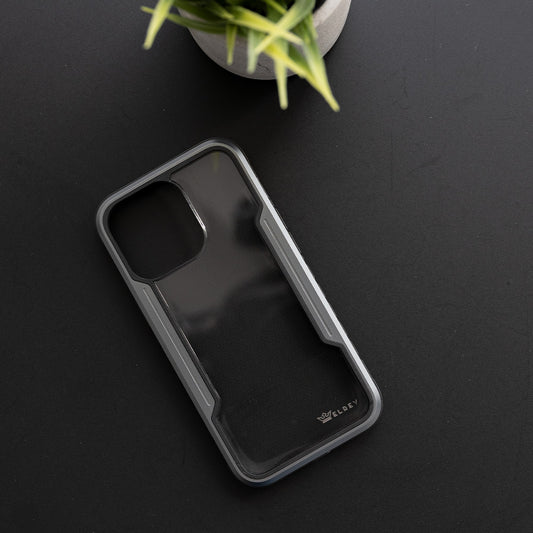 Estuche proteccion el rey defense apple iphone 12 pro max color gris / negro