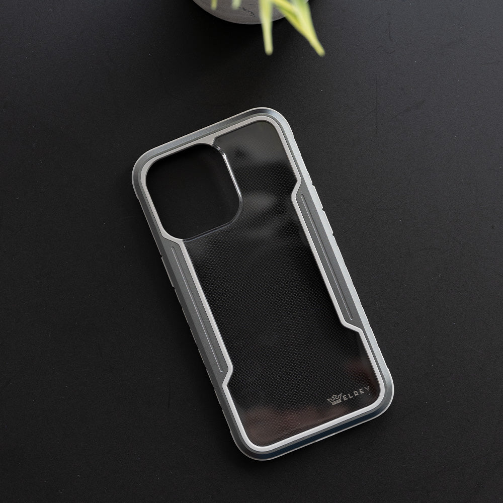 Protective case the king defense apple iphone 12 pro max gray color