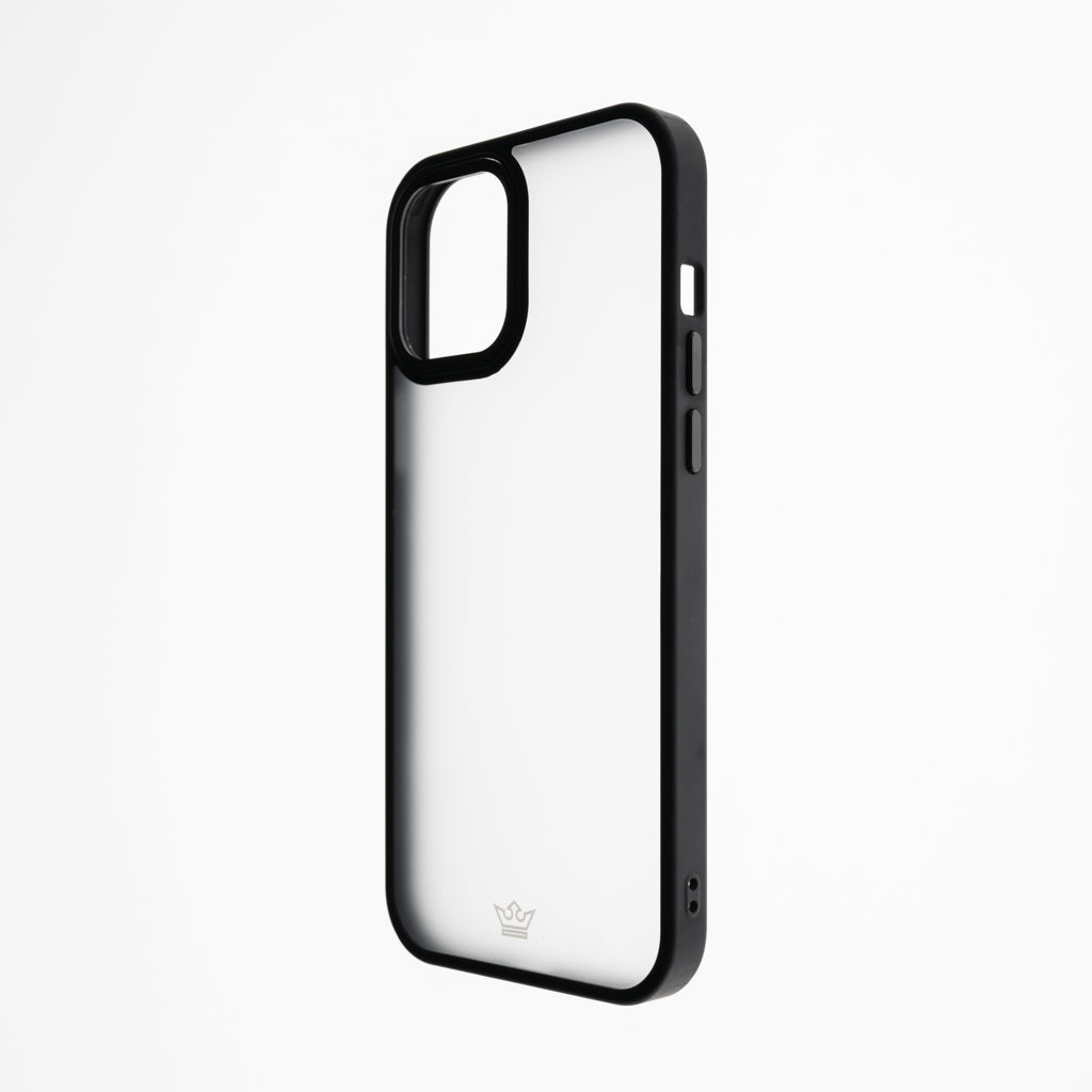 estuches clasico el rey mate marco de apple iphone 12 pro max color negro