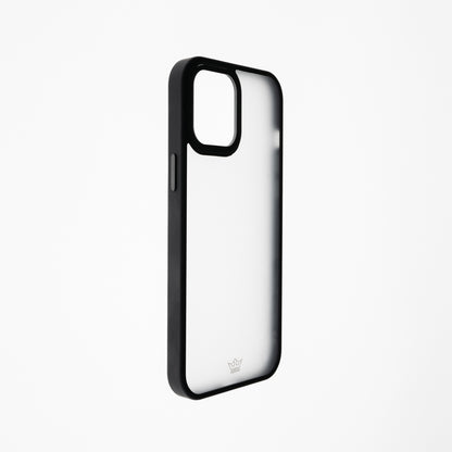 Estuche clasico el rey mate marco de apple iphone 12 pro max color negro
