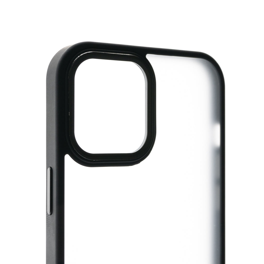 Estuche clasico el rey mate marco de apple iphone 12 pro max color negro