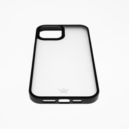 Estuche clasico el rey mate marco de apple iphone 12 pro max color negro