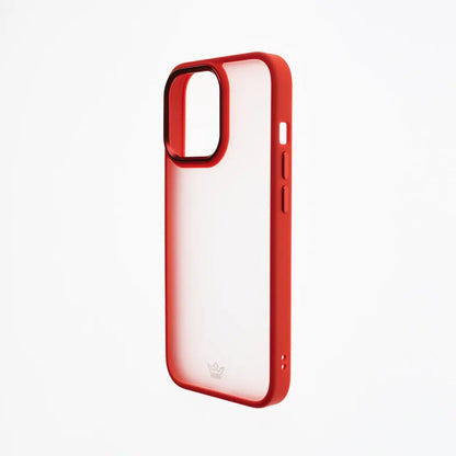 estuche clasico el rey mate marco de apple iphone 12 pro max color rojo DIGITALSHOP