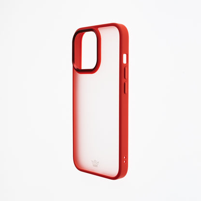 Classic case the king matte frame apple iphone 12 pro max red color
