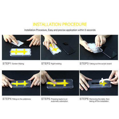 Protector pantalla zifriend vidrio templado 9h ultra con kit de intalacion iphone 12 y 12 pro 6.1