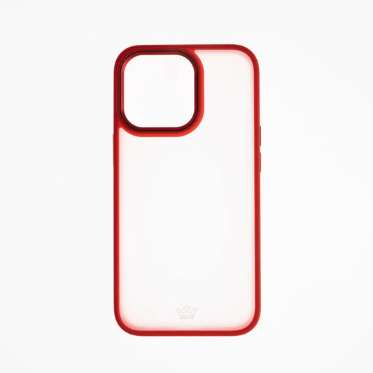 estuche clasico el rey apple iphone 12 color rojo DIGITALSHOP