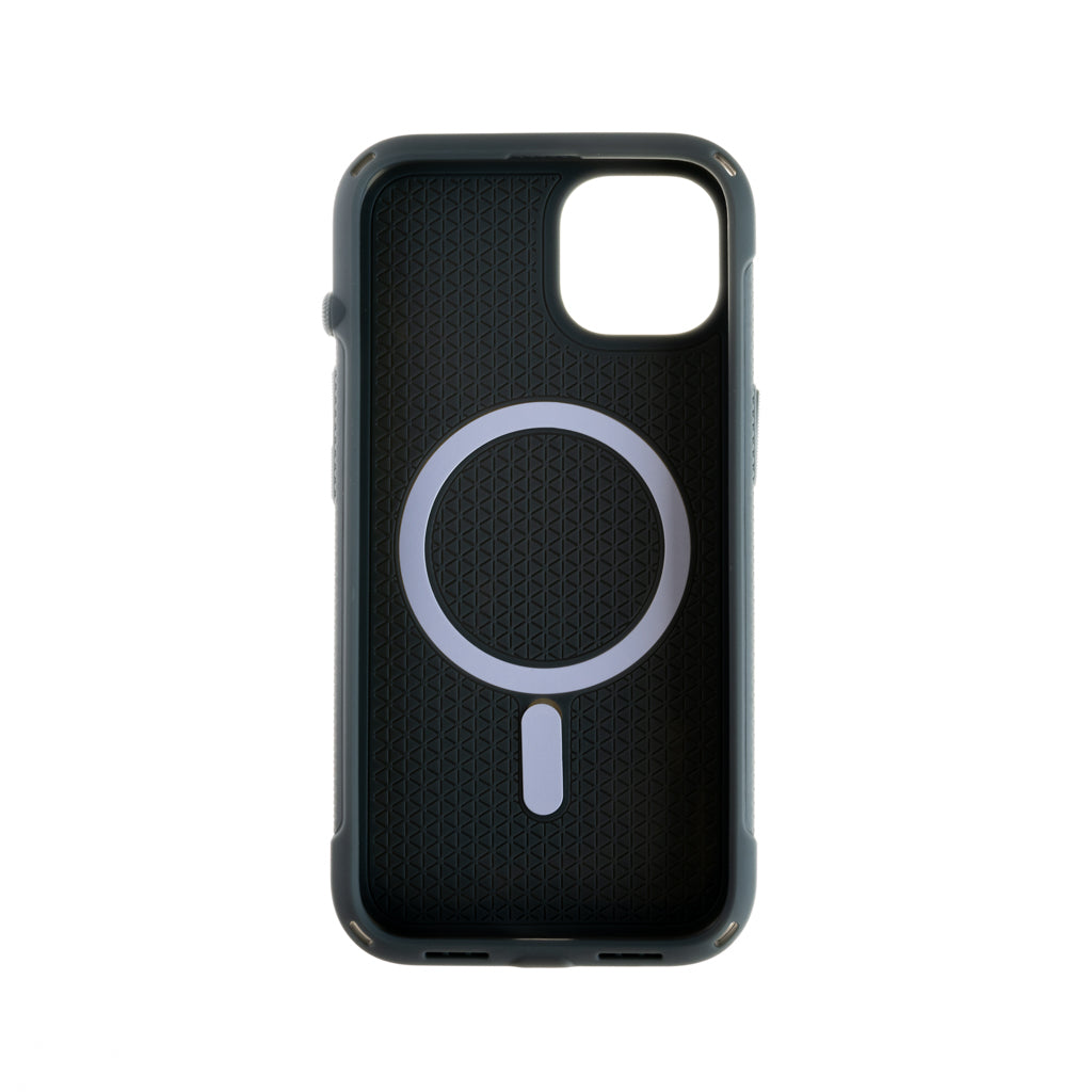 estuche clasico catalyst vibe case fibra de carbon con magsafe apple iphone 13 color gris