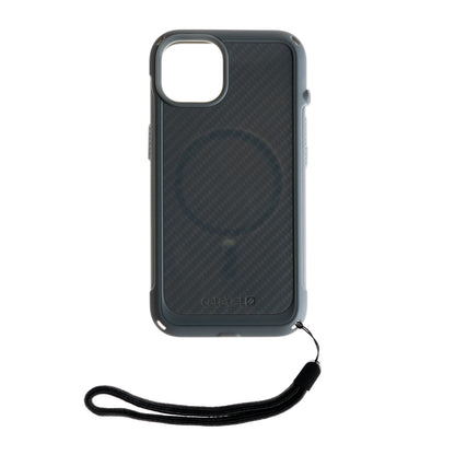 estuche clasico catalyst vibe case fibra de carbon con magsafe apple iphone 13 color gris