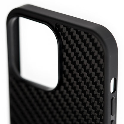 Estuche magsafe el rey magsafe con tpu apple iphone 13 color fibra carbon negro