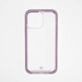 Estuches Transparente El Rey Super Bumper De Atra Apple Iphone 13 Pro ,  Iphone 13 Pro Max Color Morado / Transparente