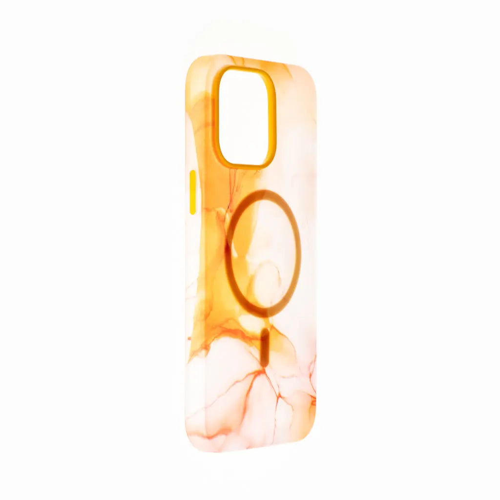 estuche clasico el rey figura apple iphone 14 color naranja DIGITALSHOP