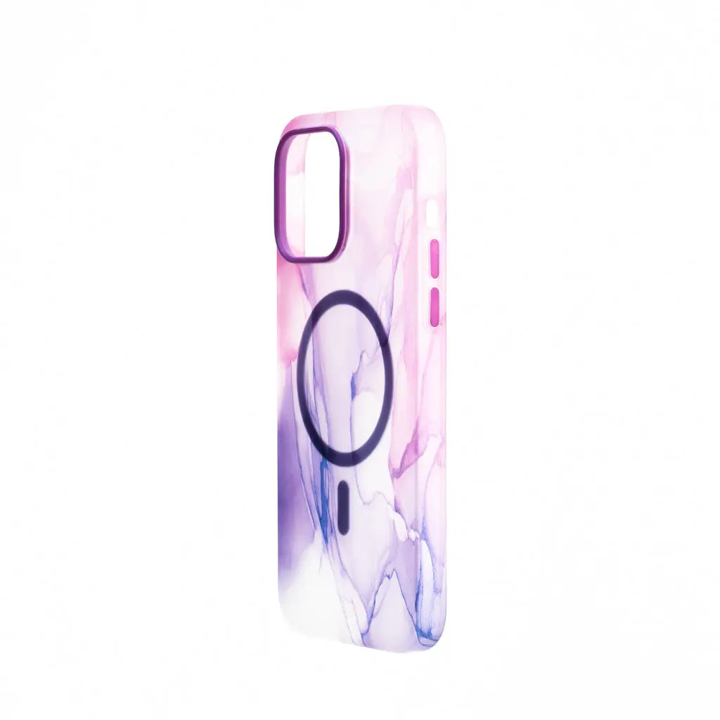 estuche clasico el rey figura apple iphone 14 color morado DIGITALSHOP