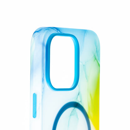 Estuche clasico el rey figura apple iphone 14 color arcoiris