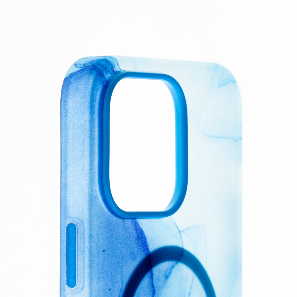 Estuche clasico el rey figura apple iphone 14 color azul
