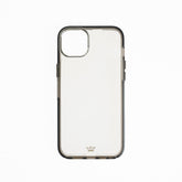 estuches transparente el rey symmetry apple iphone 14 plus color gris / transparente