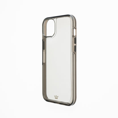 Estuche transparente el rey symmetry apple iphone 14 plus color gris / transparente