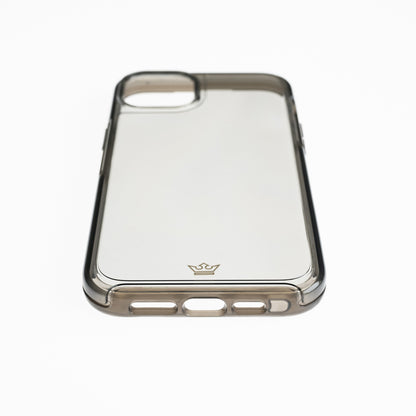 Estuche transparente el rey symmetry apple iphone 14 plus color gris / transparente