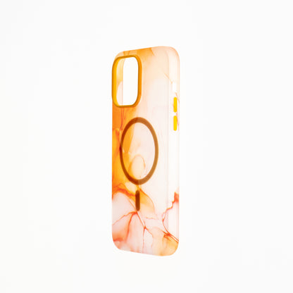 Estuche clasico el rey figura apple iphone 14 pro color naranja