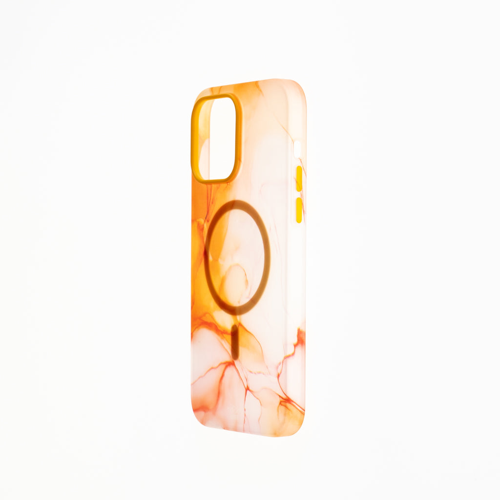 Estuche clasico el rey figura apple iphone 14 pro max color naranja