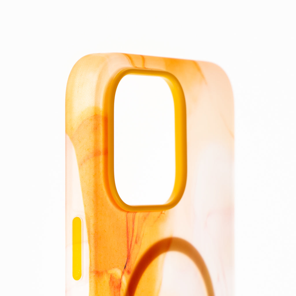 Estuche clasico el rey figura apple iphone 14 pro max color naranja