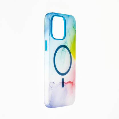 Estuche clasico el rey figura apple iphone 14 pro max color arcoiris