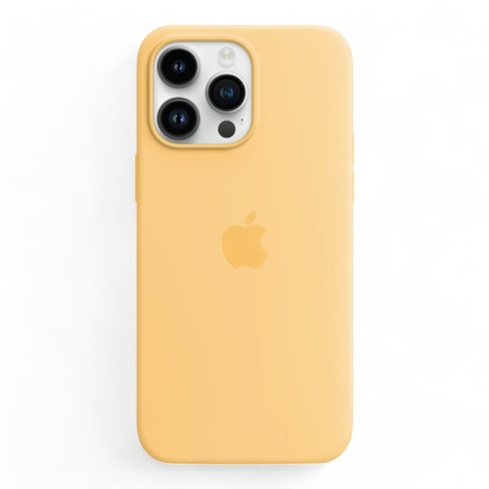 Apple iPhone 14 Pro Max Silicon Case Yellow