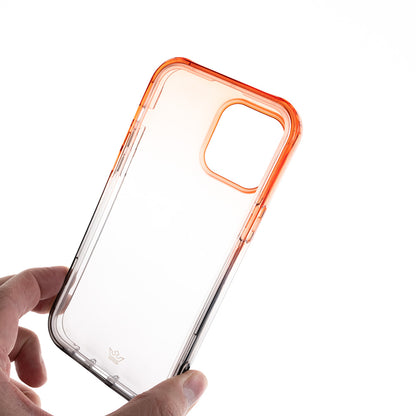Estuche clasico el rey marco degrade apple iphone 14 plus color naranja / gris