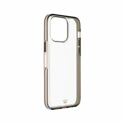 Estuche transparente el rey symmetry apple iphone 14 pro max color gris / transparente