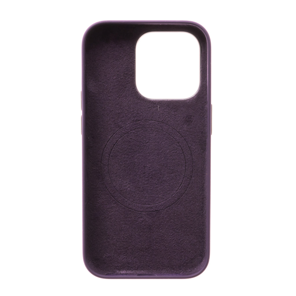 Estuche magsafe el rey silicon case magsafe apple iphone 14 pro color morado