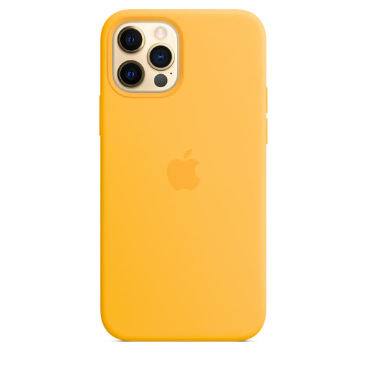 estuche silicon apple iphone 14 color amarillo