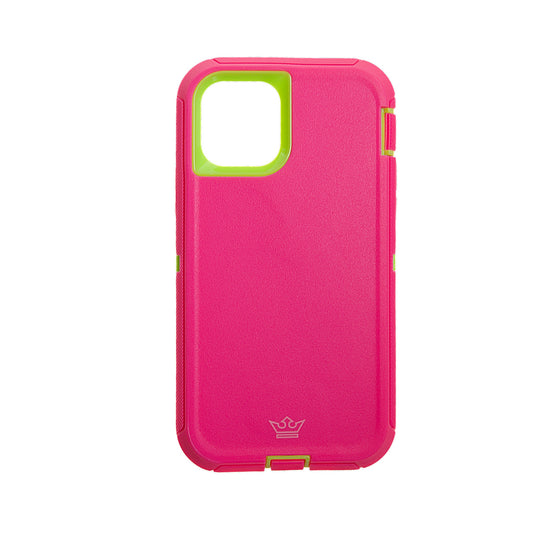 Case el Rey Defender | iPhone 11 Pro Max | Rosado / Verde