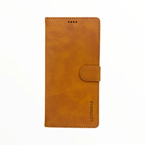 estuches carteras lc imeeke folio libreta con porta tarjeta apple iphone 11 pro max color cafe