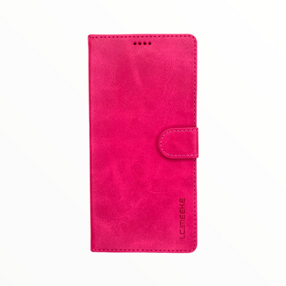 estuche carteras lc imeeke folio libreta con porta tarjeta apple iphone 11 pro max color rosado