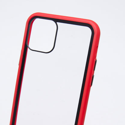 Estuche transparente el rey apple iphone 11 pro color rojo / transparente