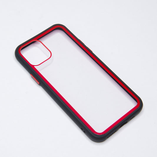 Estuche transparente el rey apple iphone 11 pro color negro / transparente