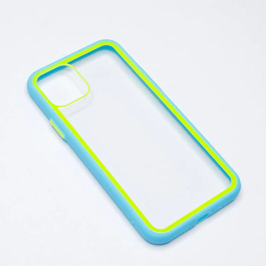 estuche transparente el rey apple iphone 11 pro color celeste / transparente DIGITALSHOP