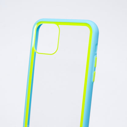 Estuche transparente el rey apple iphone 11 pro color celeste / transparente