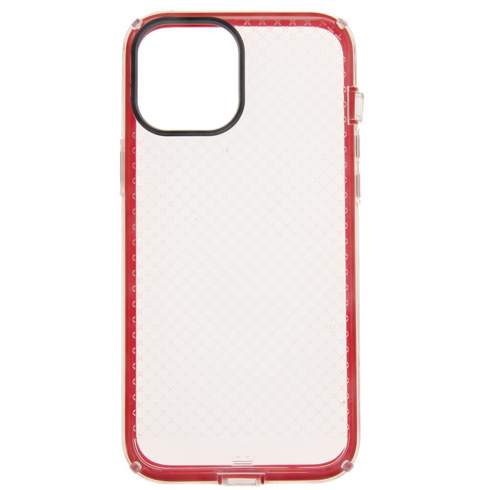 Estuches Proteccion El Rey Anigma Caidas De 2 10 Mts Apple Iphone 11 Pro Color Rojo / Transparente