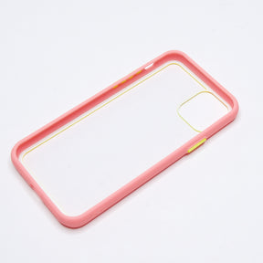 estuches transparente el rey apple iphone 11 pro max color rosado / transparente