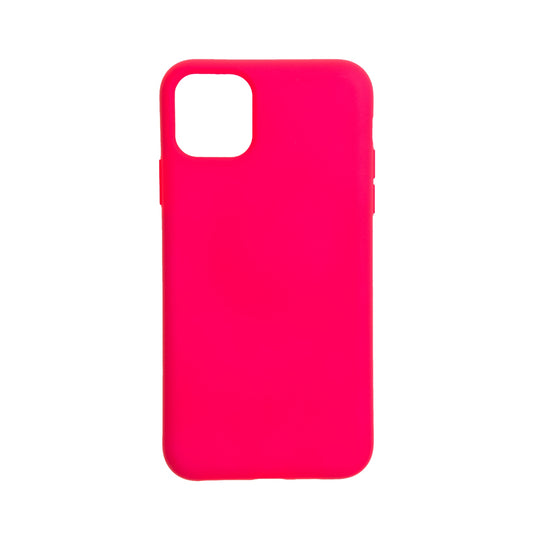 estuche silicon el rey silicon apple iphone 11 pro max color rosado DIGITALSHOP