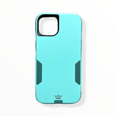 estuches clasico el rey commuter apple iphone 12 color turquesa