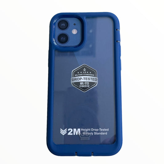 Estuche proteccion el rey warrior a prueba de impactos apple iphone 12 mini color azul