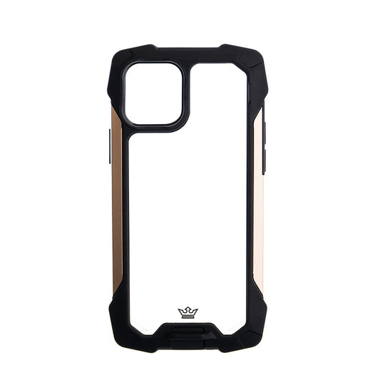 estuche clasico el rey impact 10 metros de proteccion apple iphone 12 ,  iphone 12 pro color negro / dorado