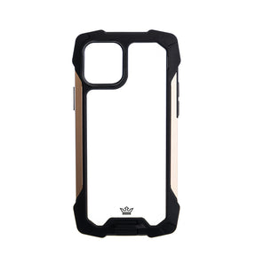 estuches clasico el rey impact 10 metros de proteccion apple iphone 12 ,  iphone 12 pro color negro / dorado