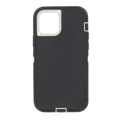 Case el Rey Defender con Clip | Apple iPhone 12 mini | Negro / Blanco