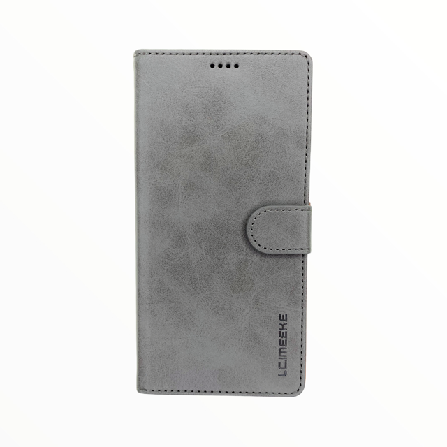 estuche carteras lc imeeke folio libreta con porta tarjeta apple iphone 12 ,  iphone 12 pro color gris