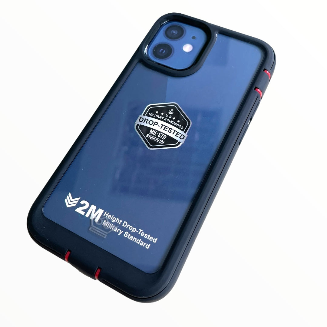 Estuche proteccion el rey warrior a prueba de impactos apple iphone 12 pro max color negro